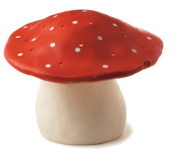 Large Red Mushroom Lamp