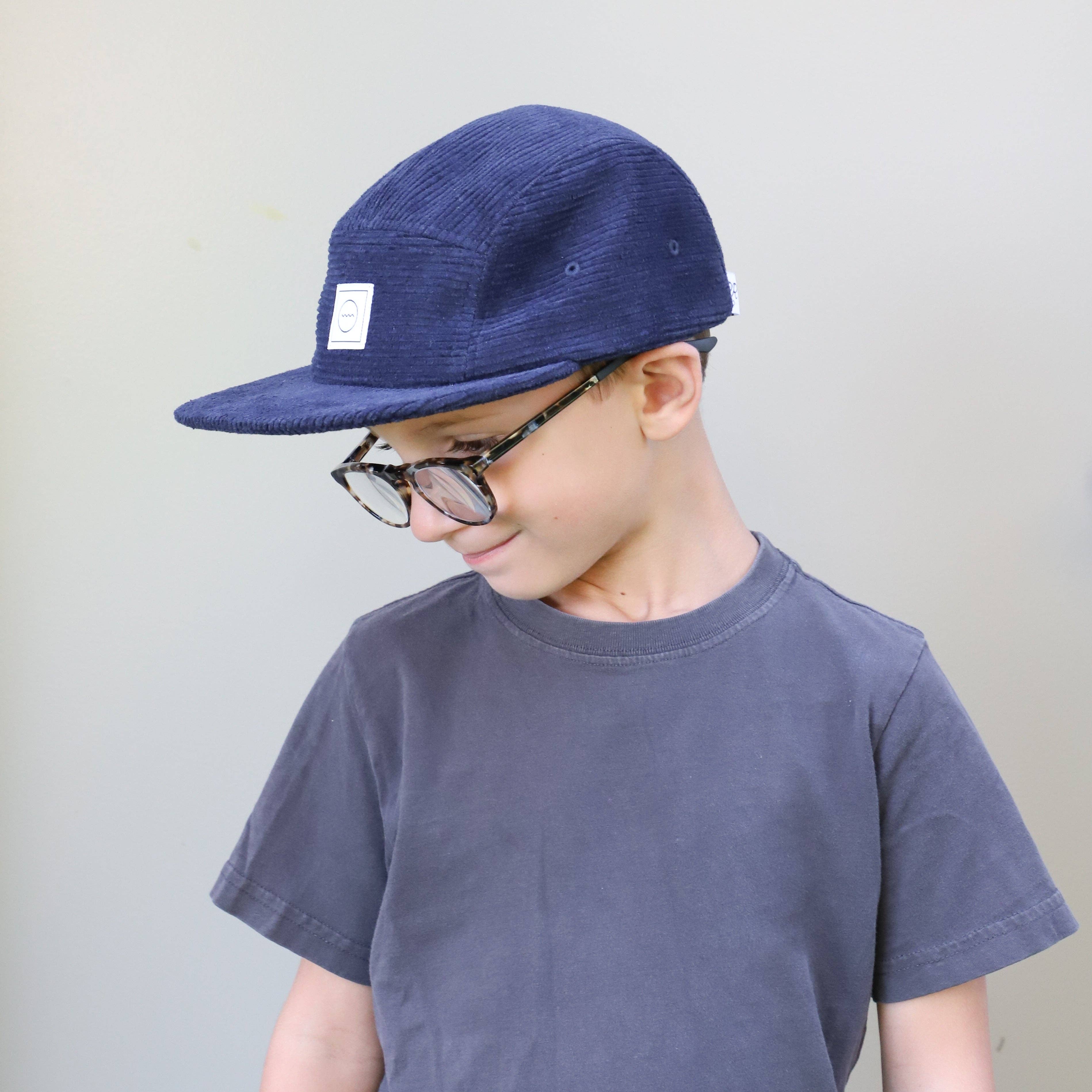 Slate Corduroy Five-Panel Hat