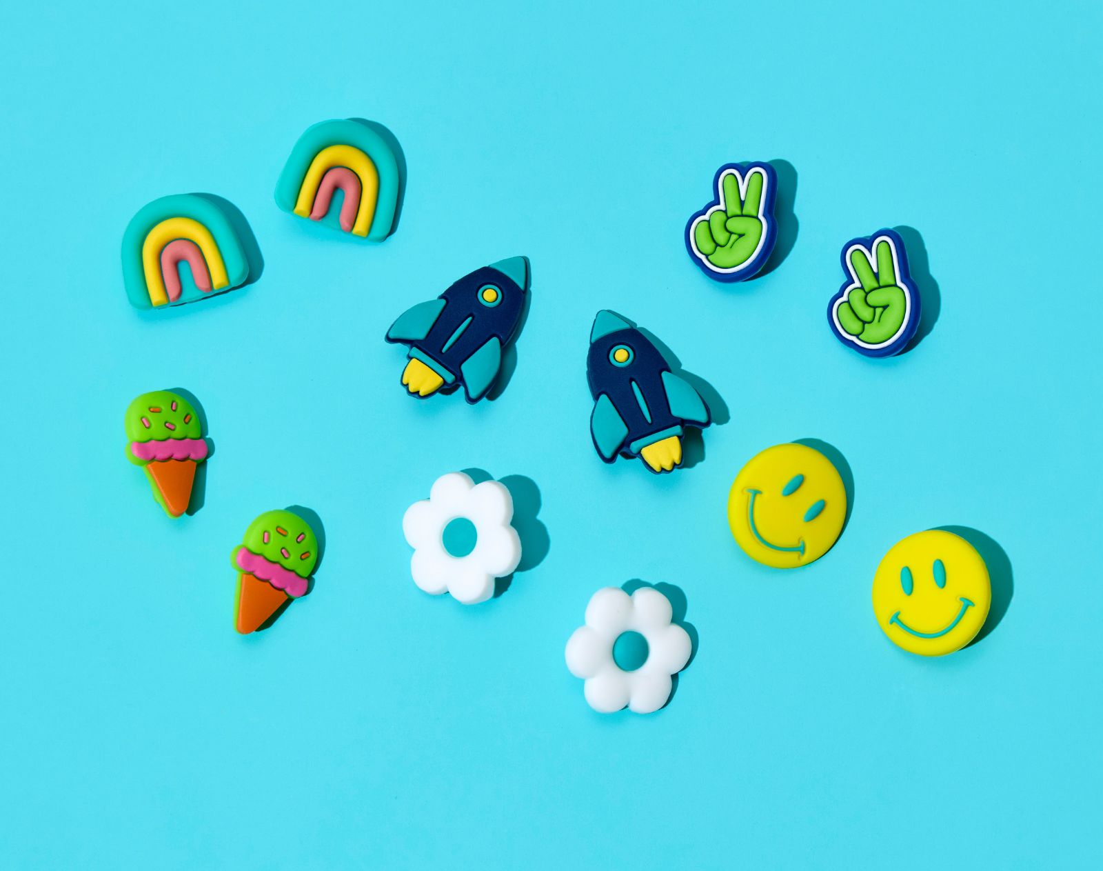 Splash Sandal Charms - Rainbow