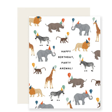 Safari Party Animal Card