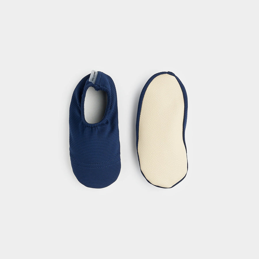 Ribbed Navy Swim Shoes