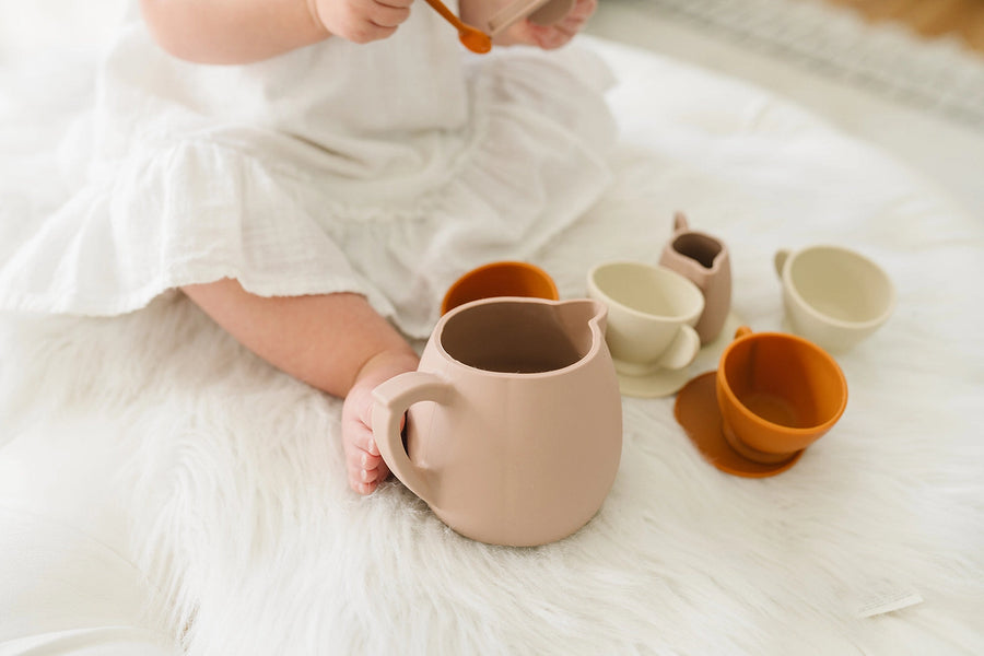 Rose Silicone Tea Play Set