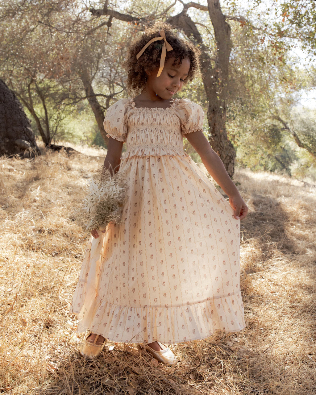 Floral Stripe Maggie Dress