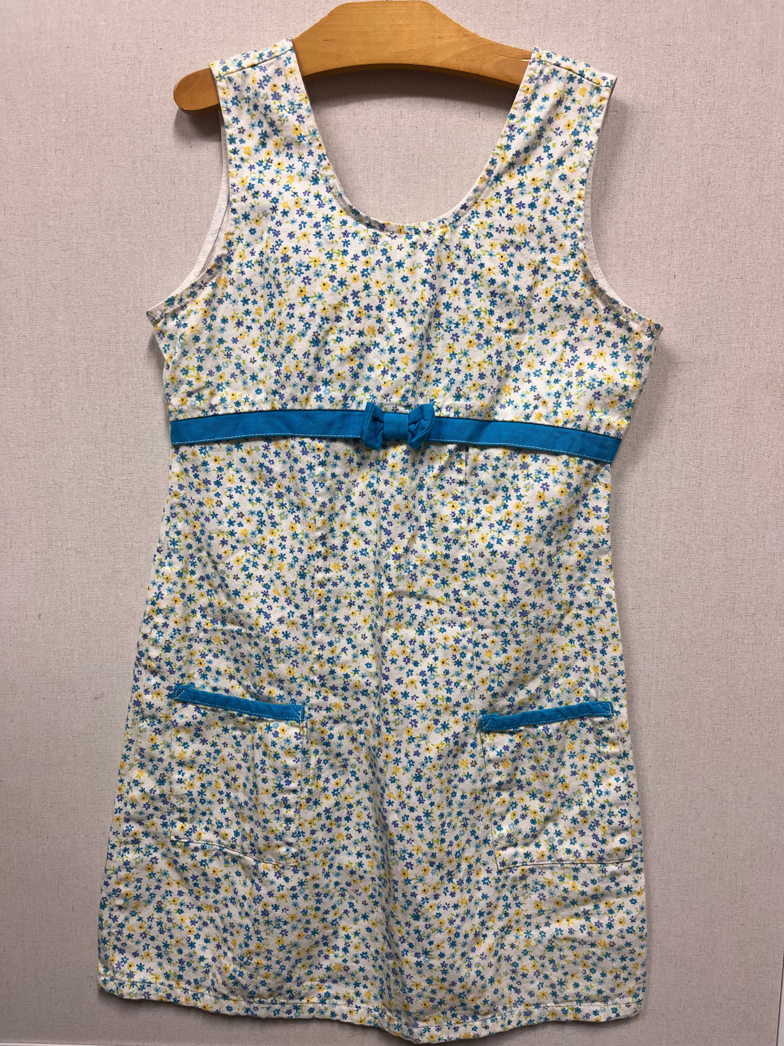 Vintage New Moves Blue Floral Dress