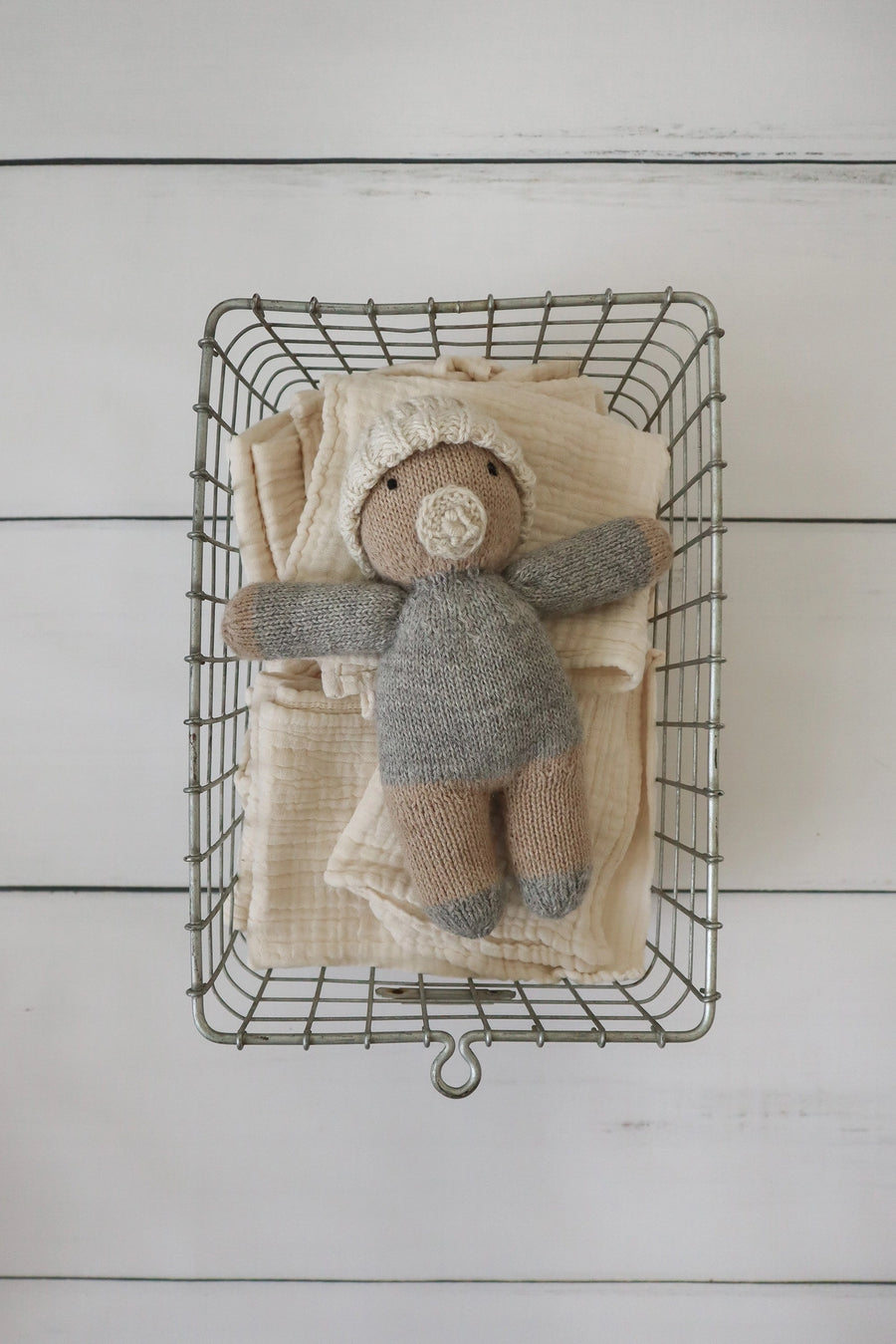 Beige Alpaca Knit Baby Doll