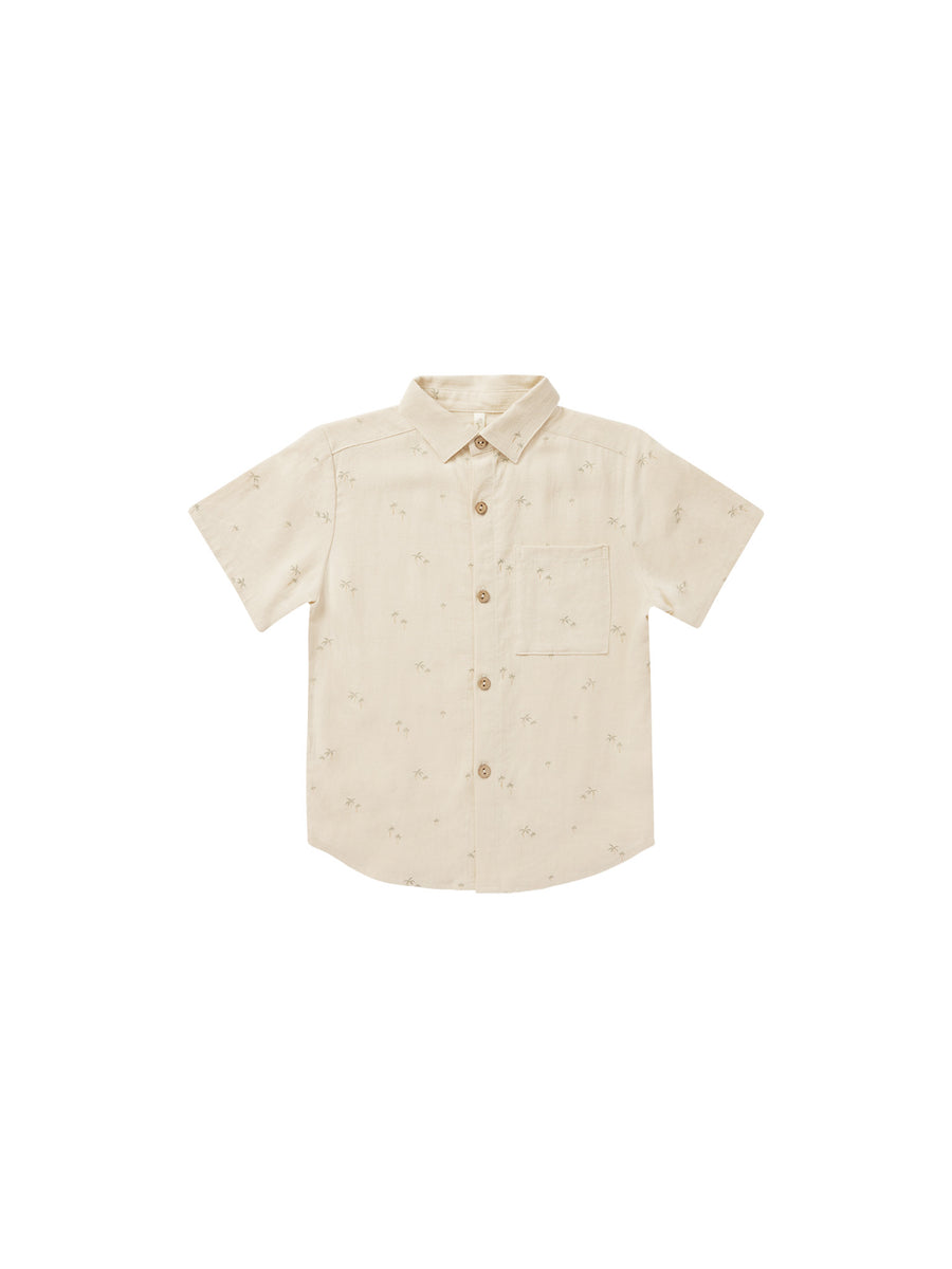 Palm Short Sleeve Collared Shirt