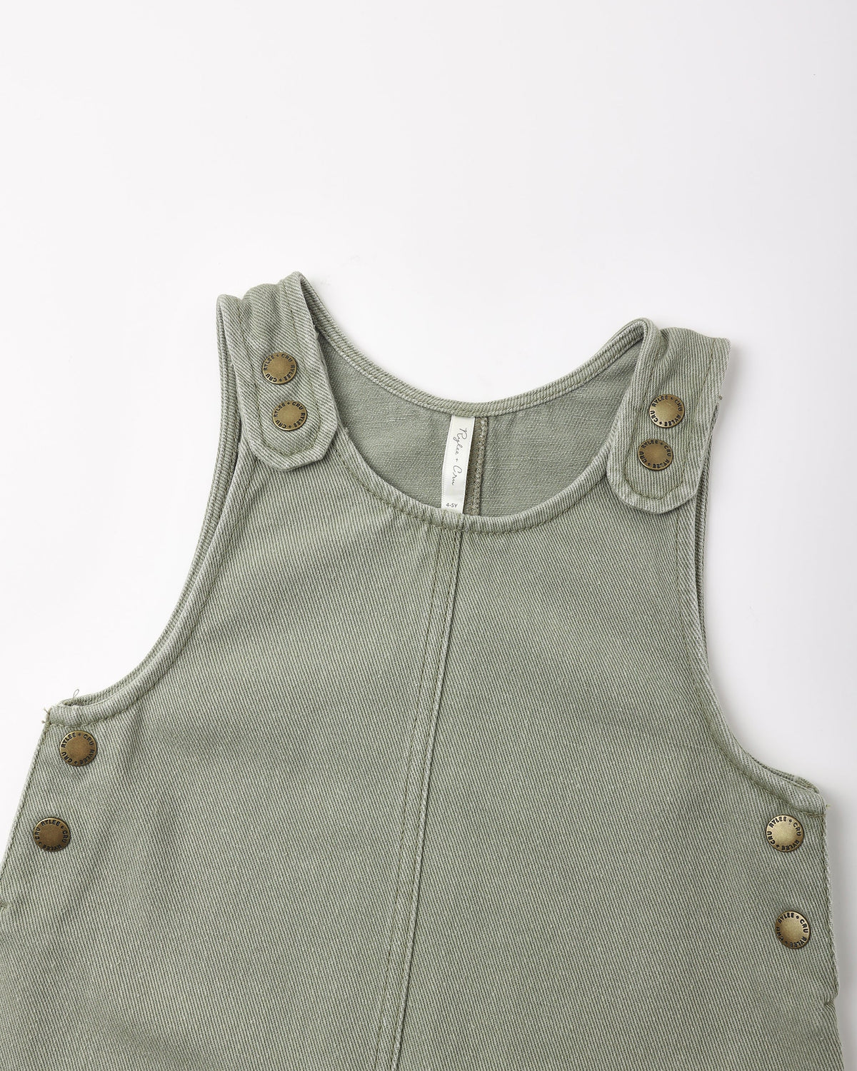 Dark Sage Odette Overall Dress