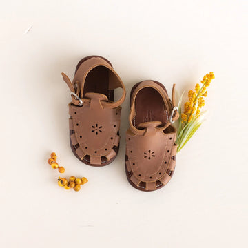 Flora Leather Sandals