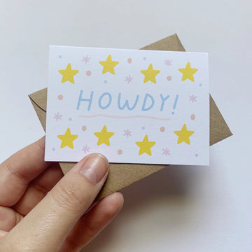 Howdy Tiny Enclosure Card