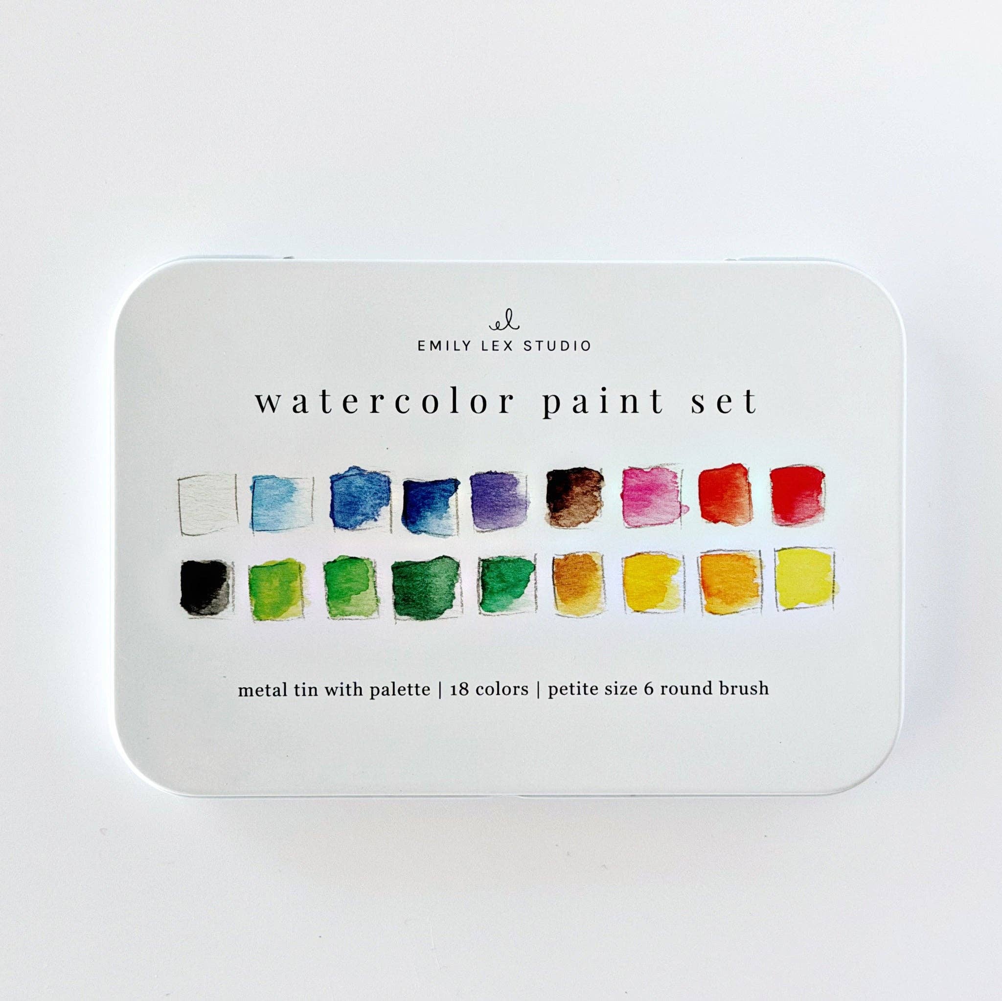 18 Color Watercolor Paint Set