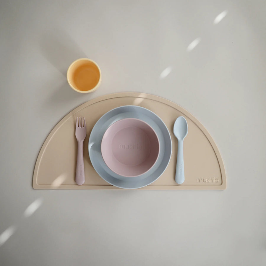Round Dinnerware Bowls, Set of 2 - Soft Lilac