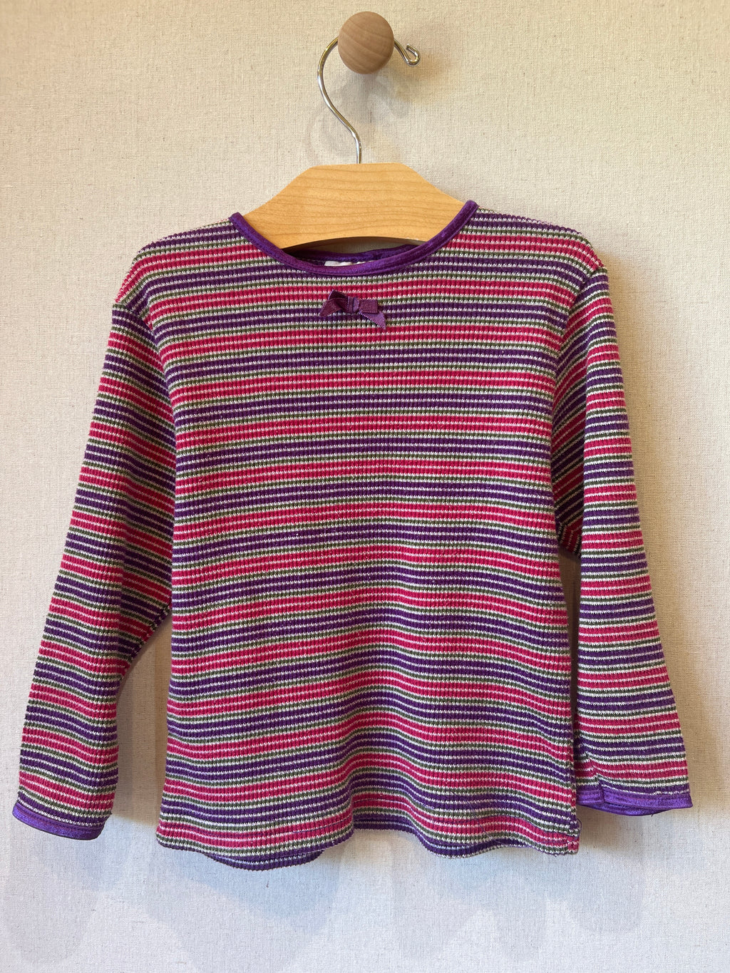 Vintage New Legends Stripe Waffle Long Sleeve