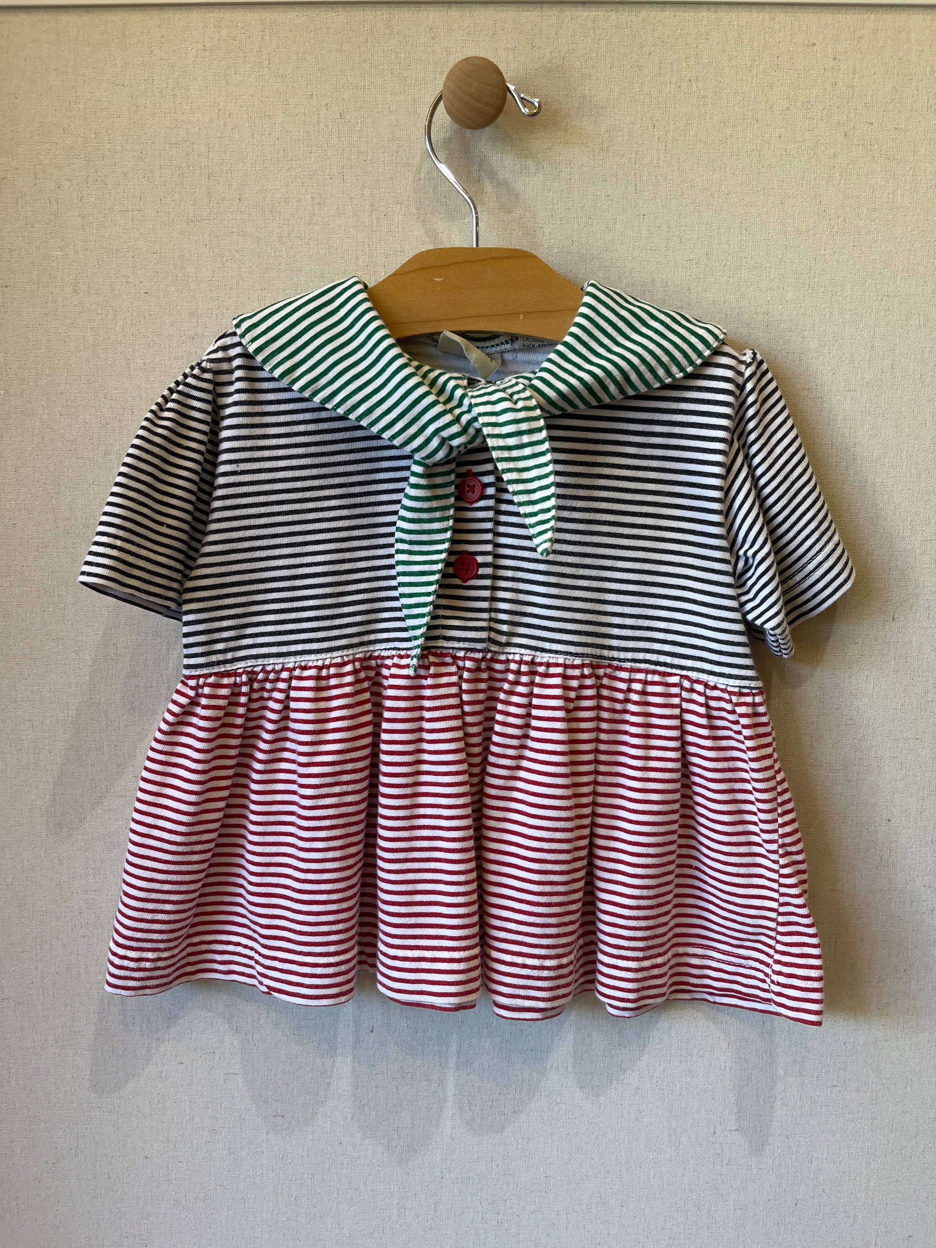 Vintage Merona Sailor Stripe Dress