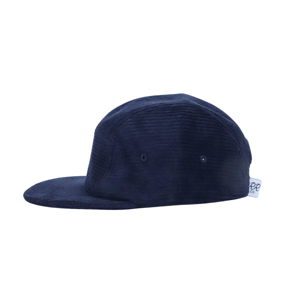 Slate Corduroy Five-Panel Hat