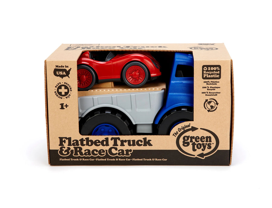 Flat Bed Truck with Race Car