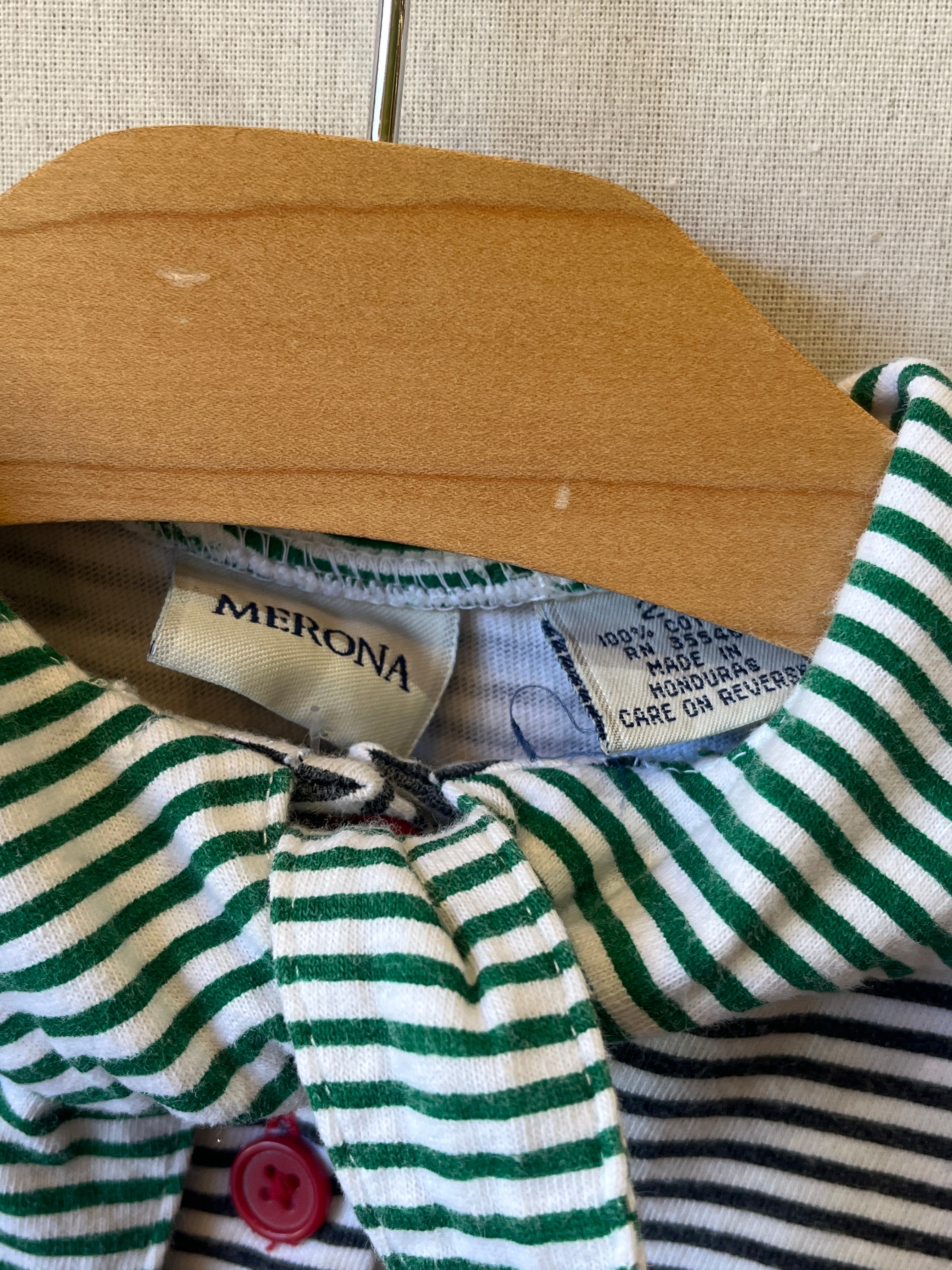Vintage Merona Sailor Stripe Dress