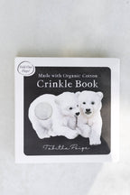 Organic Tummy Time Crinkle Book for Baby