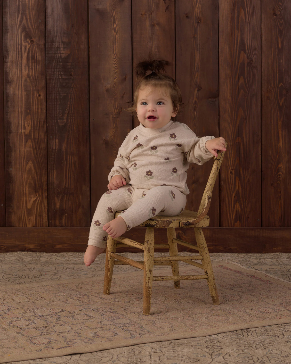 Petal Daisy Spongey Knit Set
