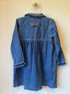 Vintage OshKosh Denim Flower Dress