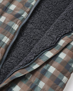 Midnight Check Cedar Puffer Suit