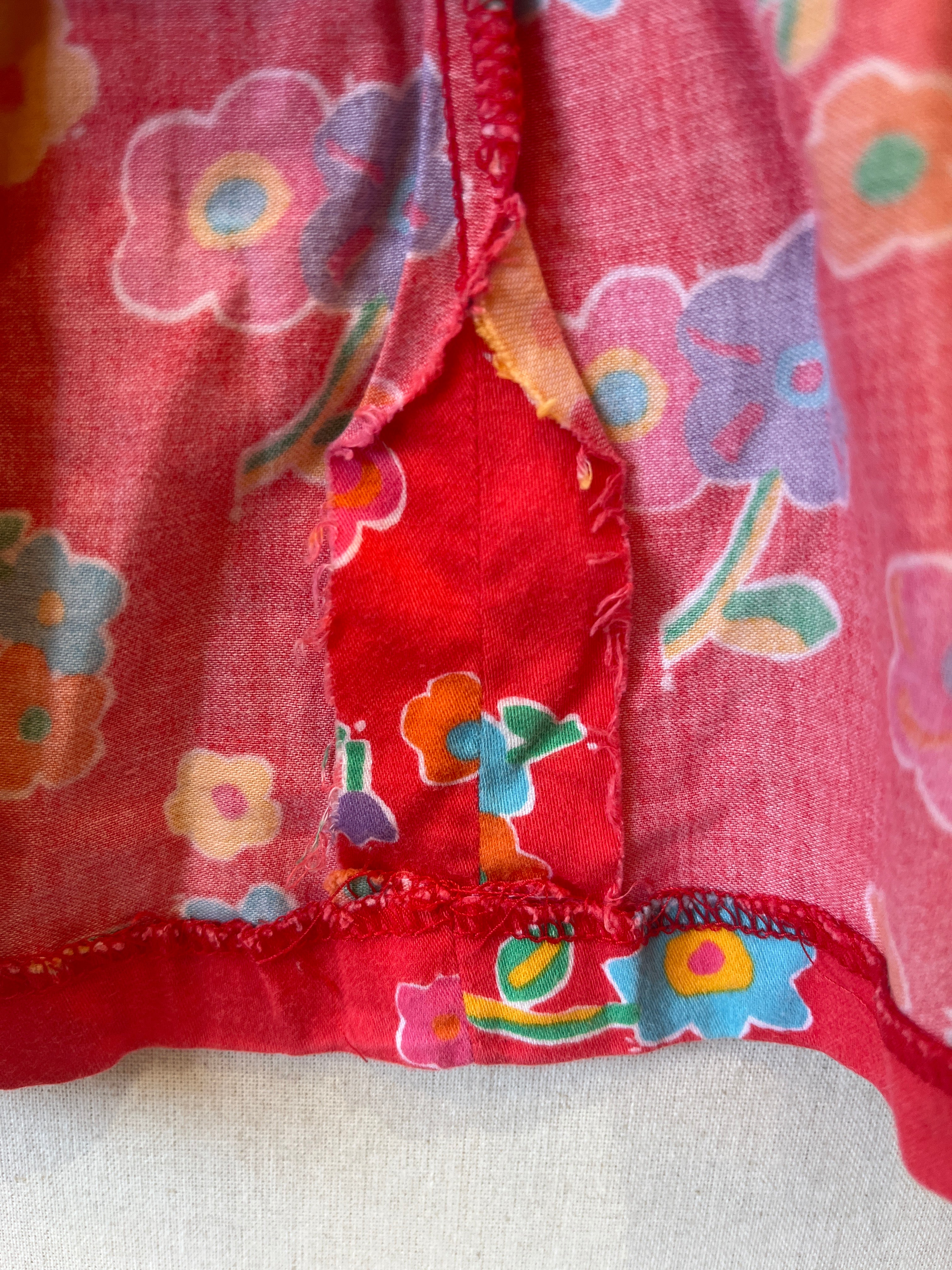 Vintage Gymboree Red Floral Sundress