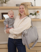 Midnight Gingham Diaper Bag & Changing Pad Set