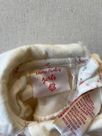 Vintage Laura Ashley Girls Rosette Grid Nightgown