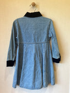 Vintage Definitely California Velvet Denim Dress