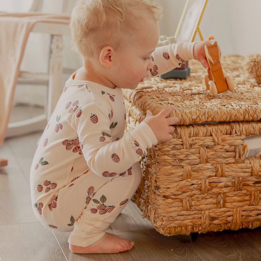 Raspberry Convertible Zipper Sleeper