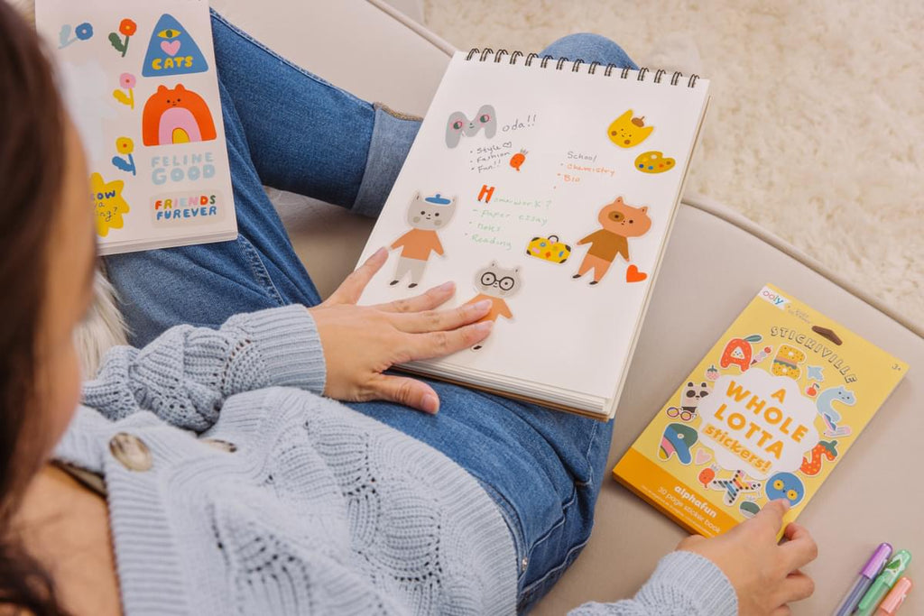 Dress Up Cats Stickiville Book
