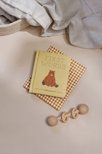 First Words with Cute Embroidered Friends Board Book