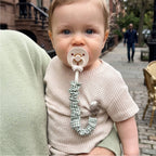 Ritzy Cinch™  Pacifier Clip - Green Gingham