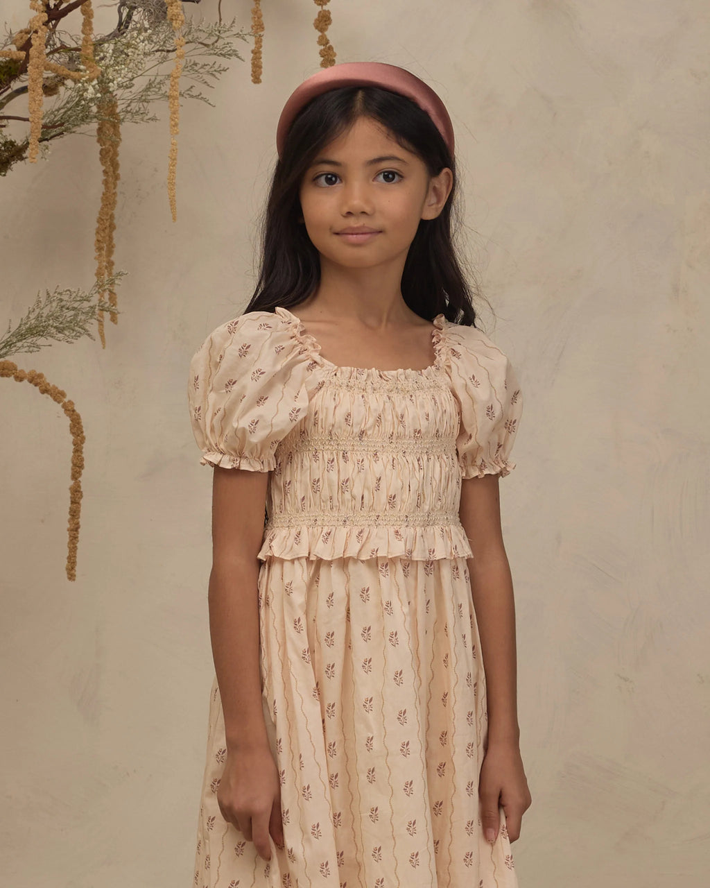 Floral Stripe Maggie Dress