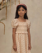Floral Stripe Maggie Dress