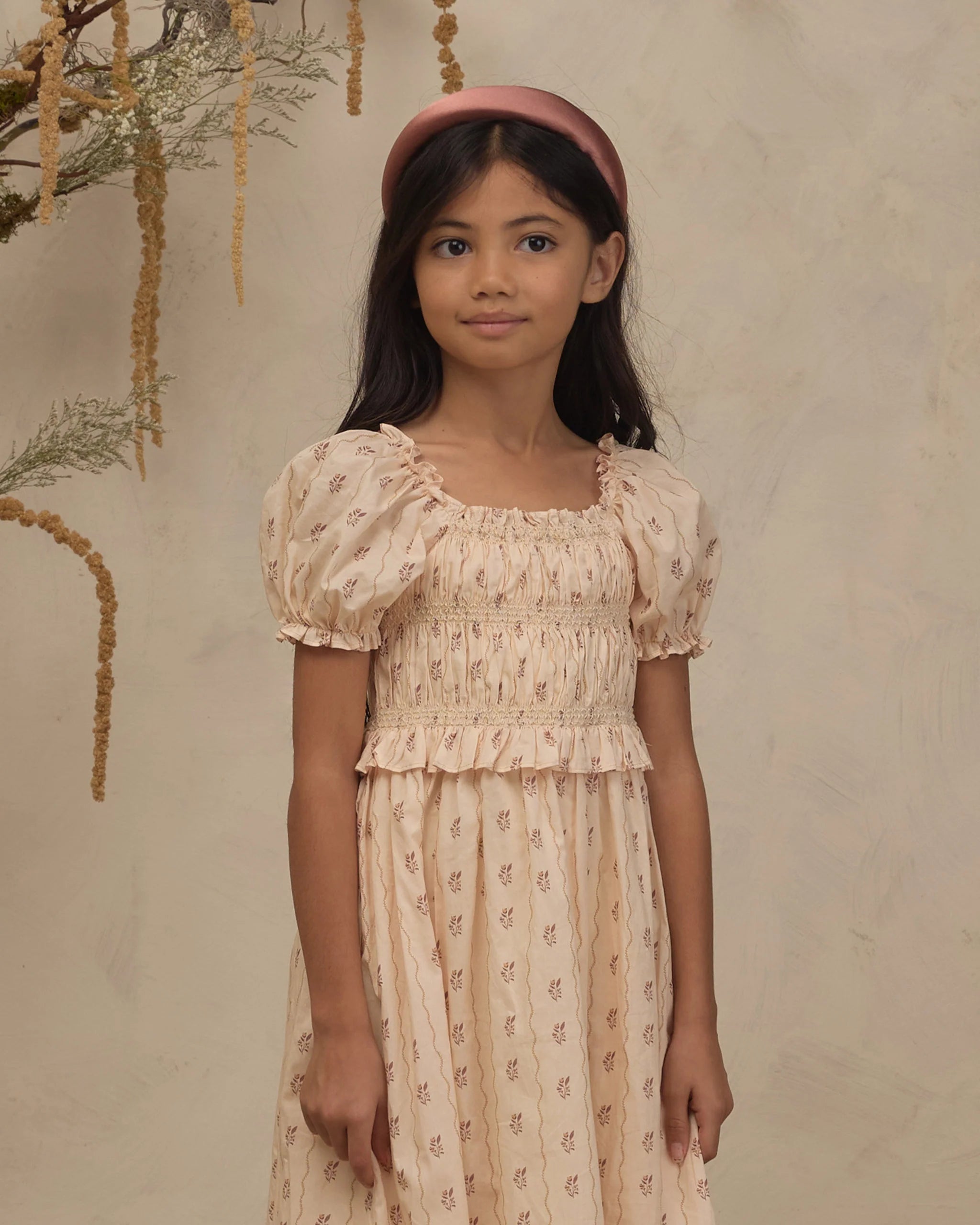 Floral Stripe Maggie Dress