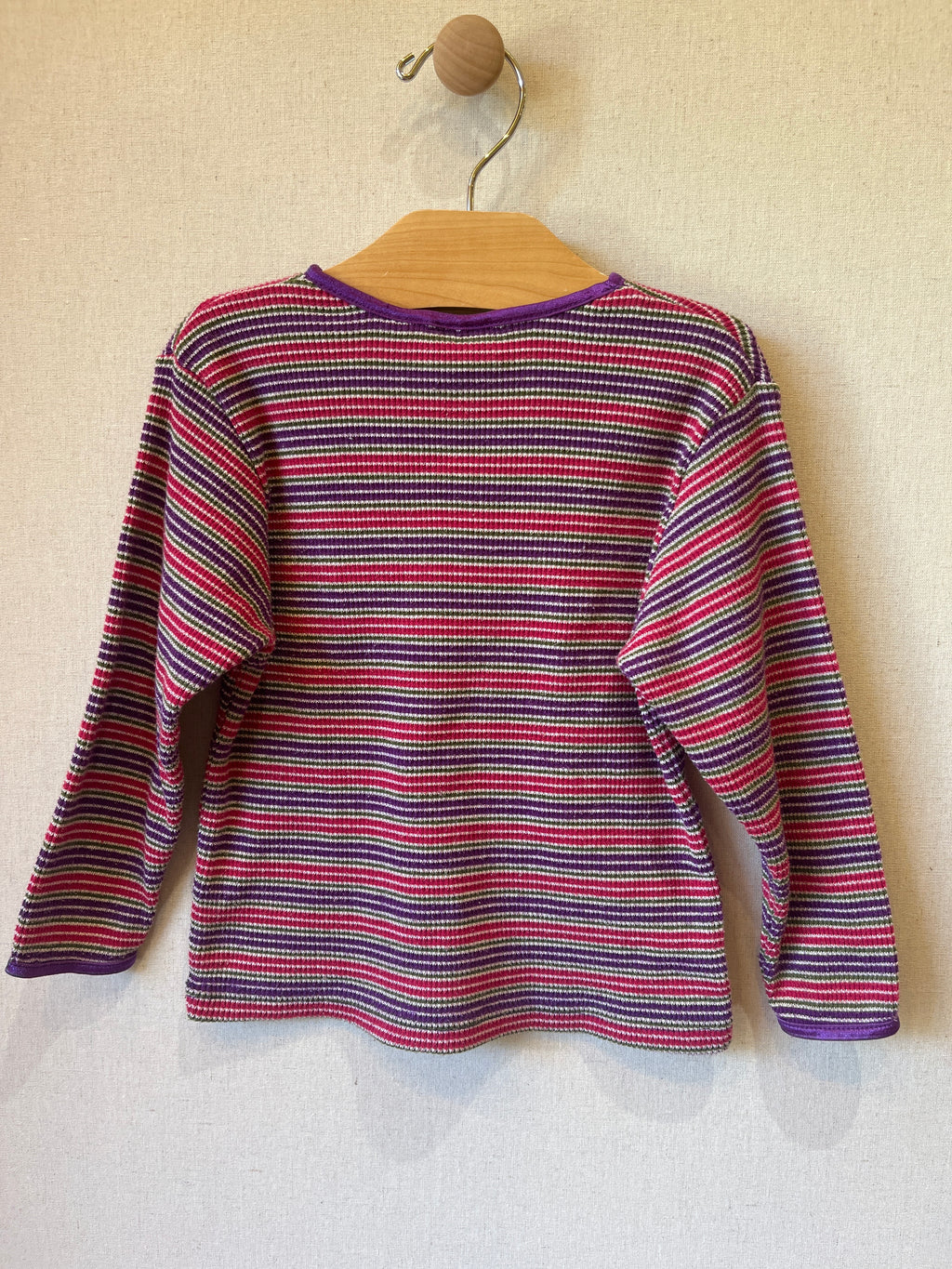 Vintage New Legends Stripe Waffle Long Sleeve