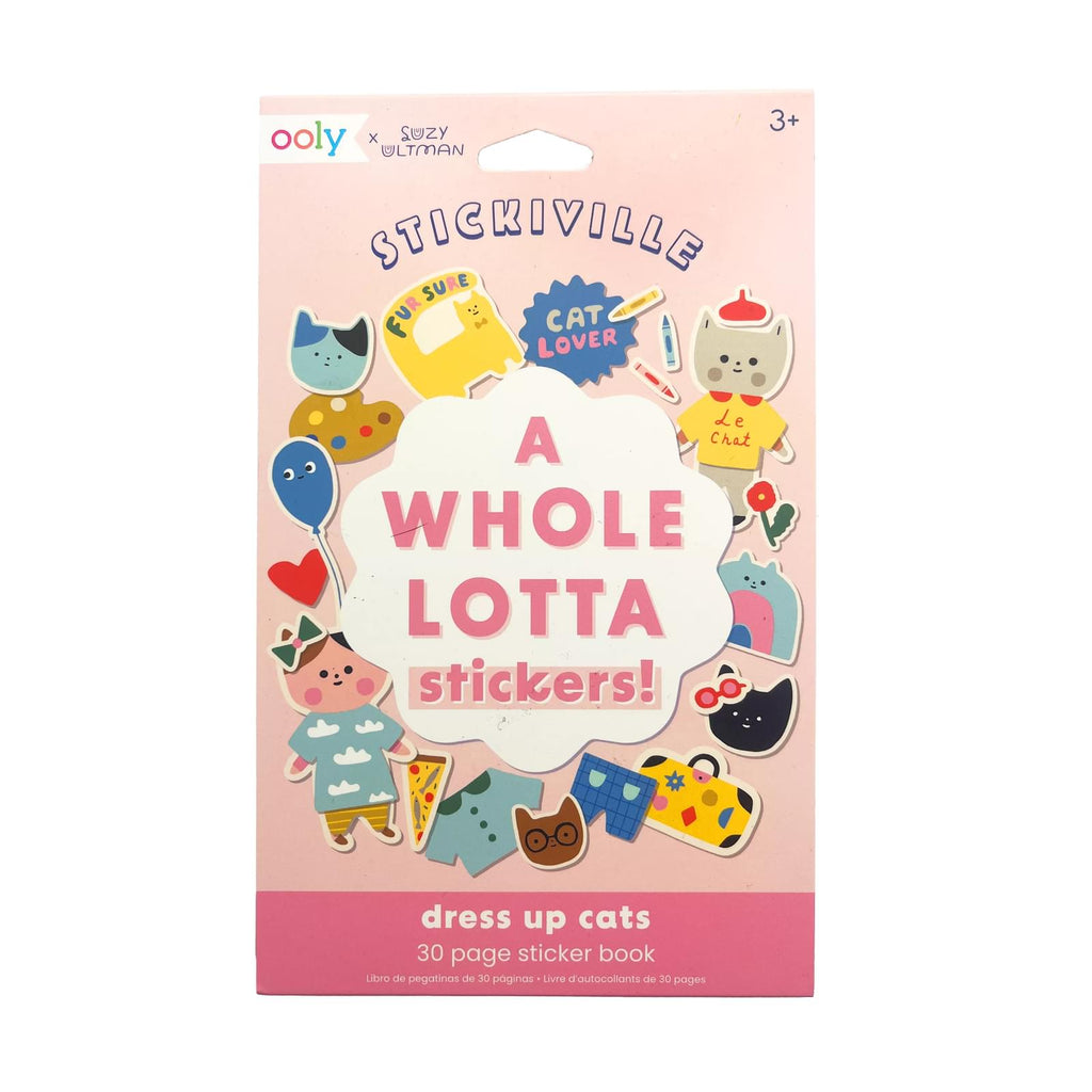 Dress Up Cats Stickiville Book