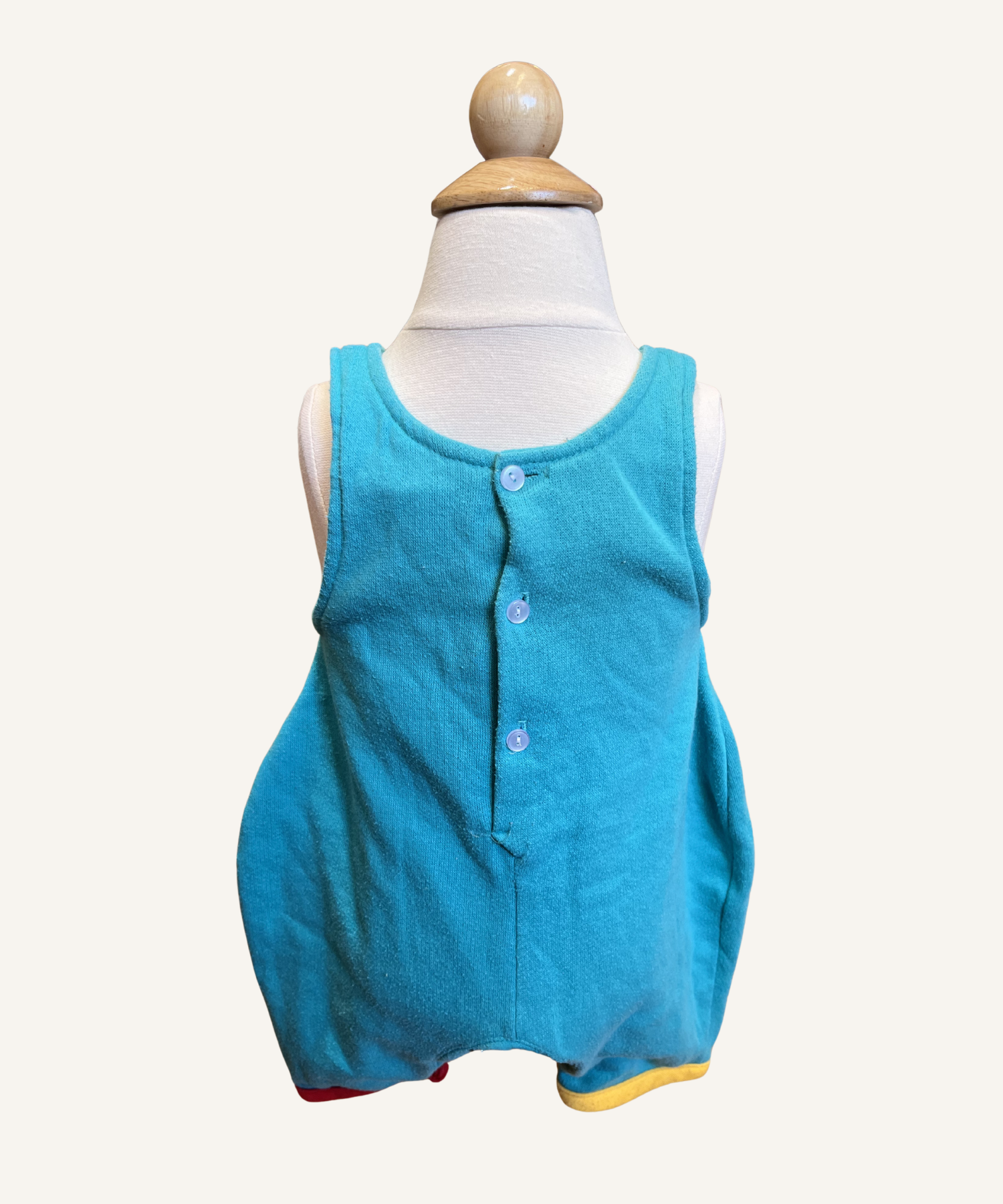 Vintage Alphabet Bubble Overalls