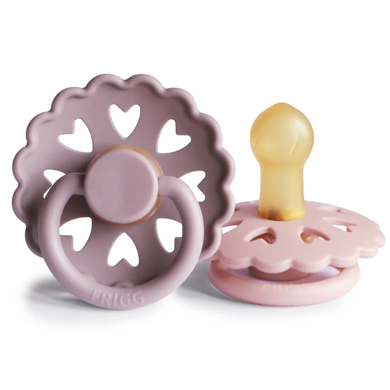 FRIGG Natural Rubber Pacifier 2-Pack: 0-6 Months