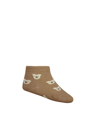 Caramel Bear Socks