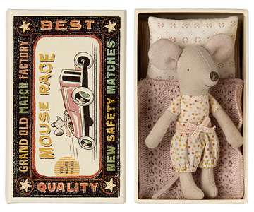 Little Sister Mouse in Matchbox