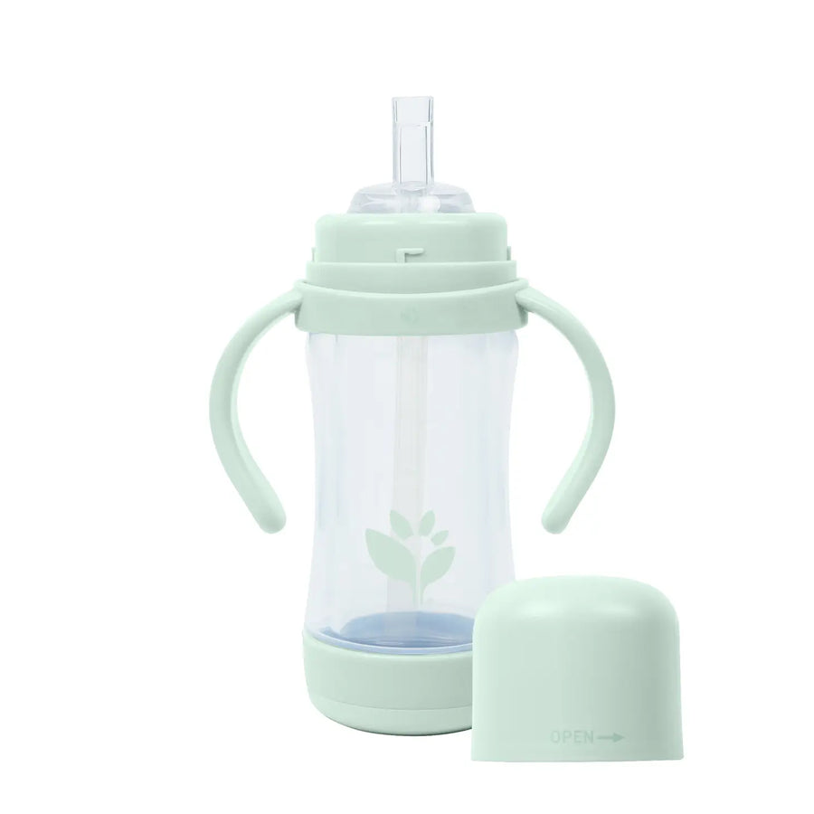 Glass and Sprout Ware® Sip & Straw 5oz - Light Sage