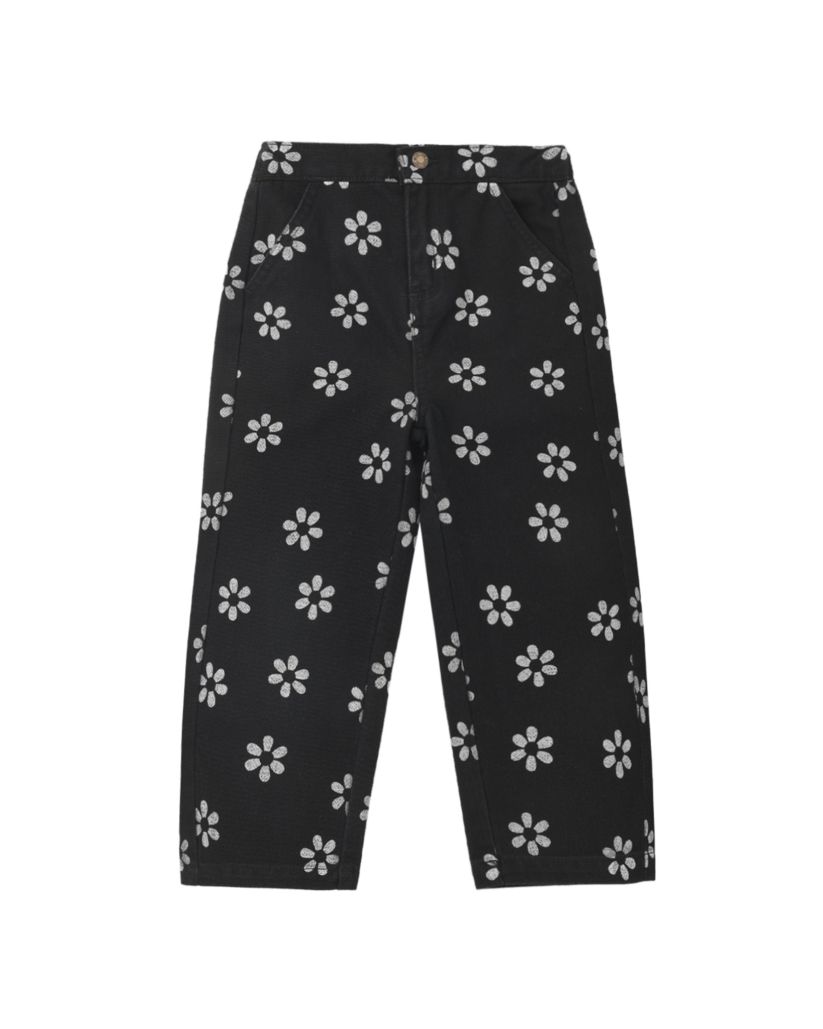 Black Daisy Dove Pant