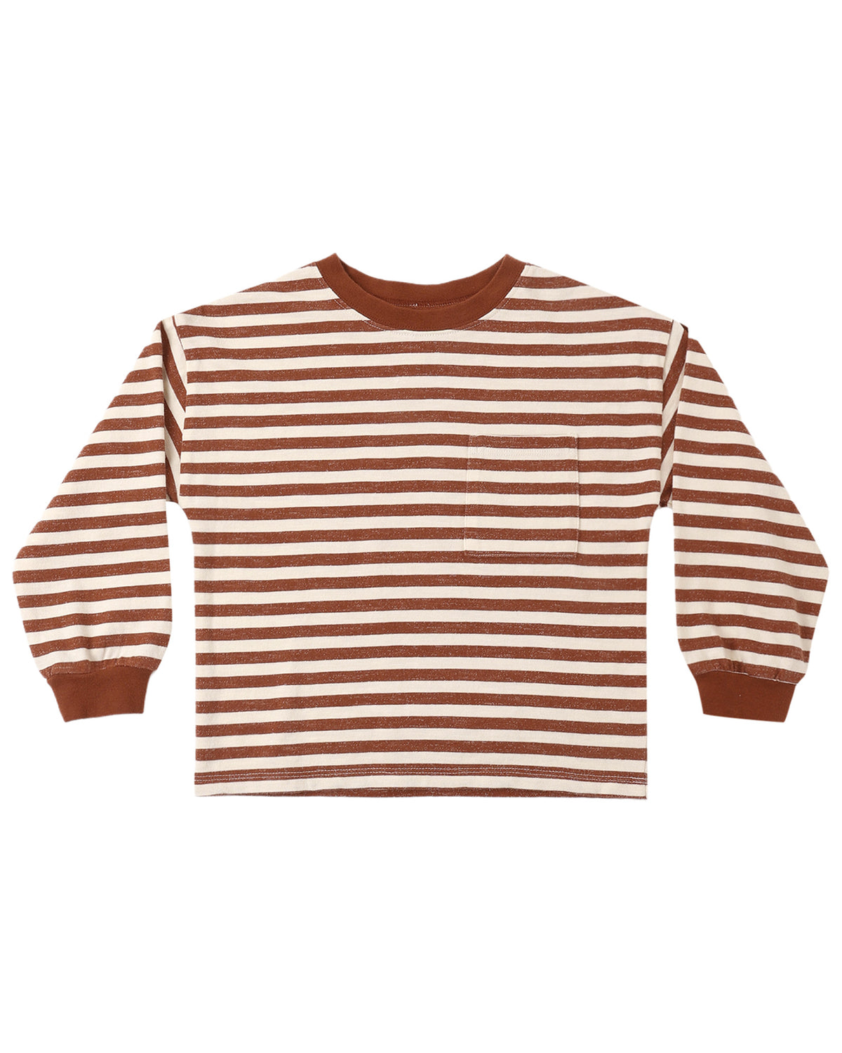 Brick Stripe Relaxed Long Sleeve Tee
