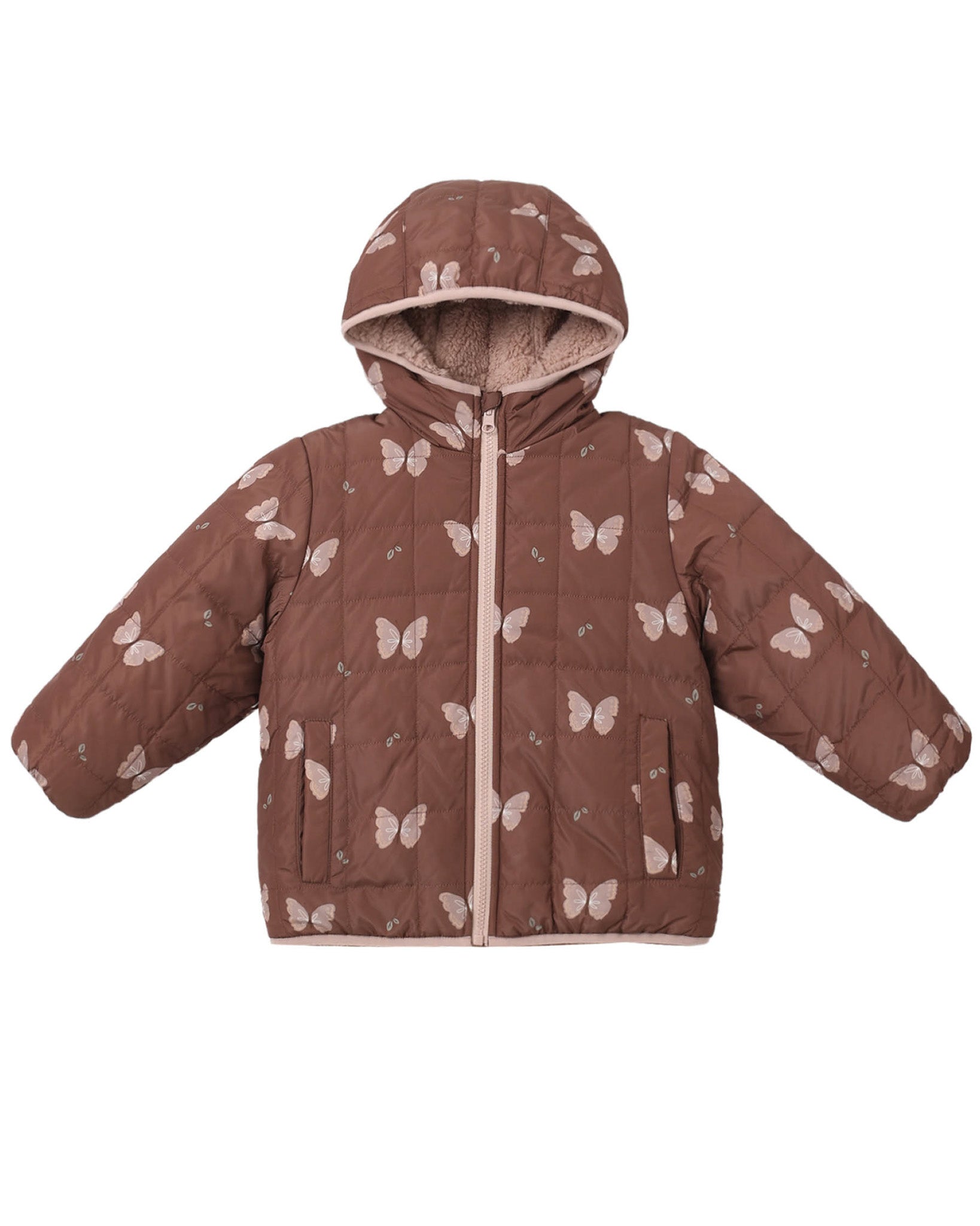 Butterflies Lightweight Reversible Jacket