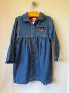 Vintage OshKosh Denim Flower Dress