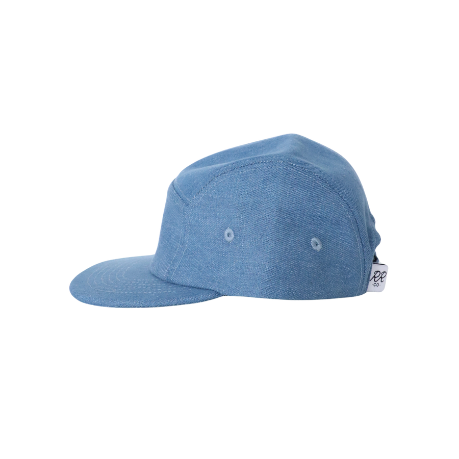 Denim Five-Panel Hat