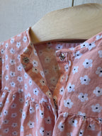 Vintage Handmade Peach Daisy Nightgown