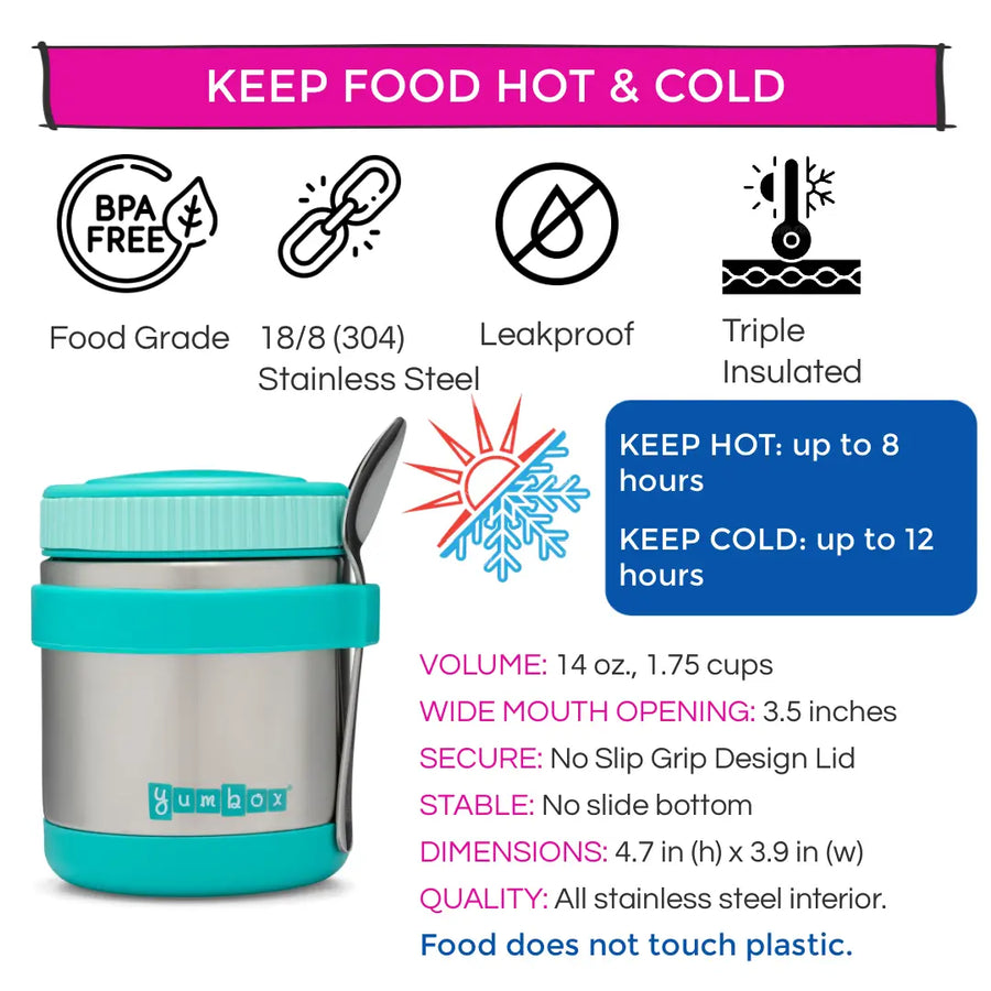 Hot Lunch Thermal Food Jar