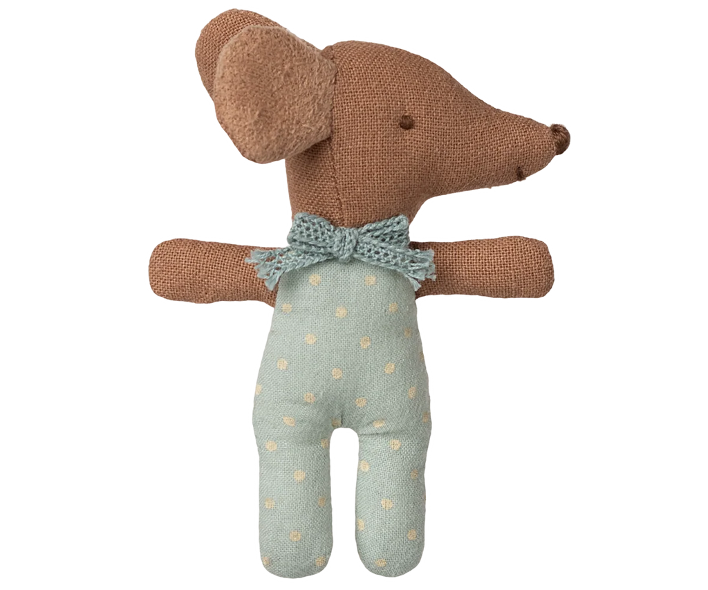 Blue Sleepy/Wakey Baby Mouse in Matchbox